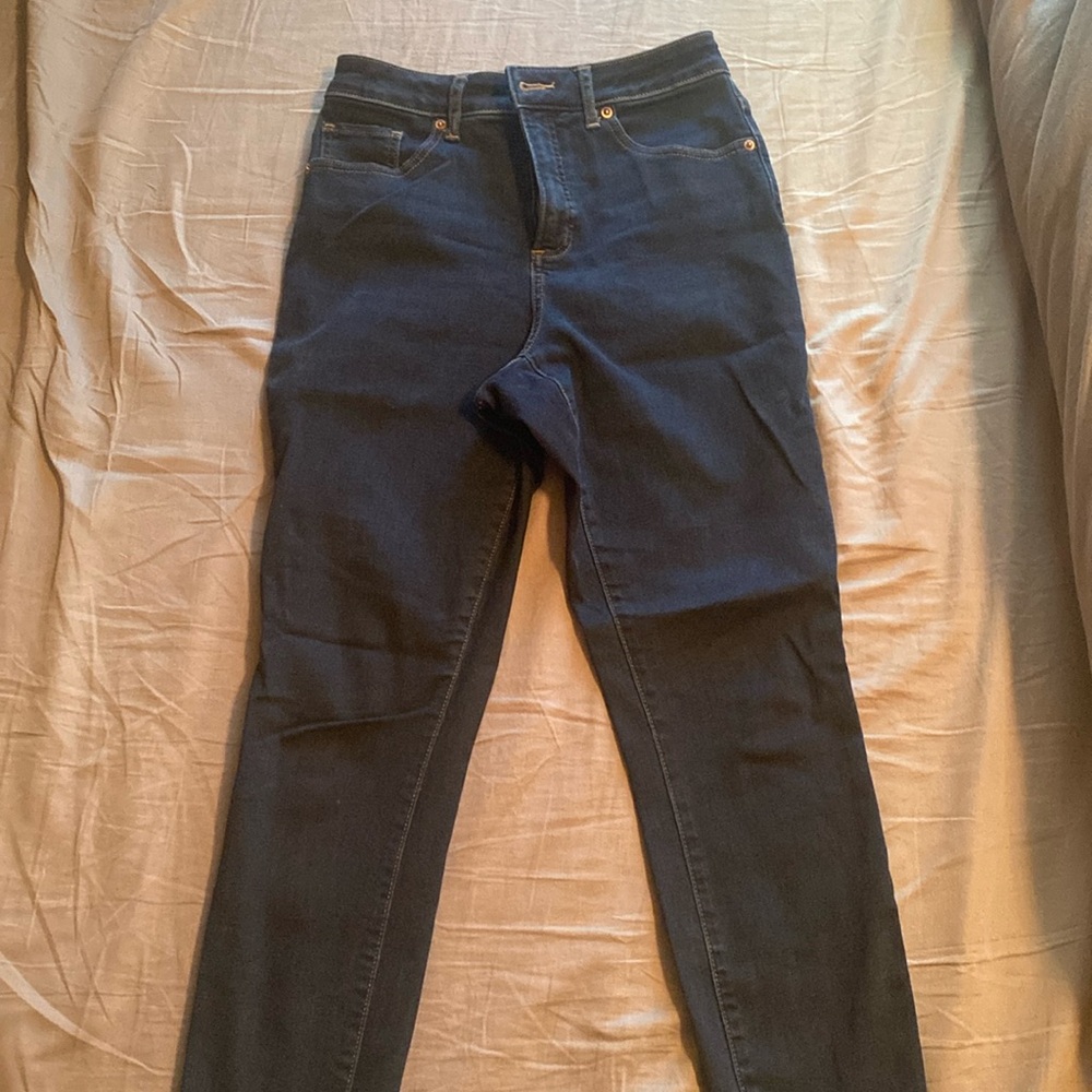 Express jeans. Dark denim high rise skinny. Good condition